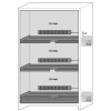 Sicherheitsschrank für Lithium-Ionen-Batterien ION-ULTRA-90 - Asecos
