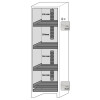 Sicherheitsschrank für Lithium-Ionen-Batterien ION-CORE-90 - Asecos