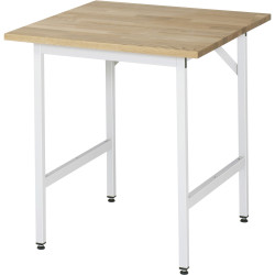 Höhenverstellbarer Arbeitstisch "Serie Jerry" mit Buche 25 mm 2