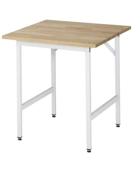 Höhenverstellbarer Arbeitstisch "Serie Jerry" mit Buche 25 mm