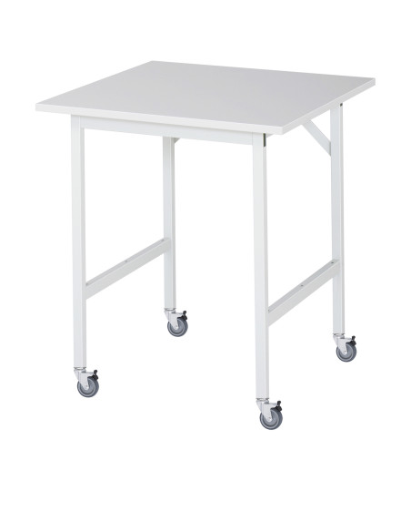 Fahrbarer Arbeitstisch "Serie Jerry" mit Melamin 22 mm