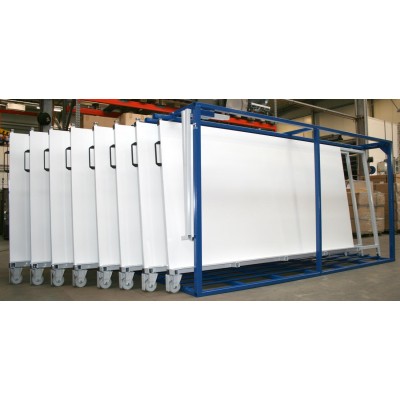 Vertikales Tafelregal ausziehbar