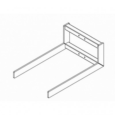 Gabel Edelstahl - 585 x 375 mm - für Impox 70 und Inox 90