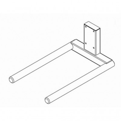 Doppeldorn, Edelstahl - für Rollen mit Ø 400-800 mm - für Inox 90 und Impox 70