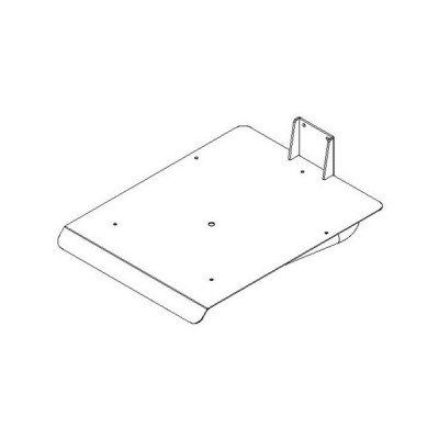 Plattform Edelstahl - 500 x 400 mm