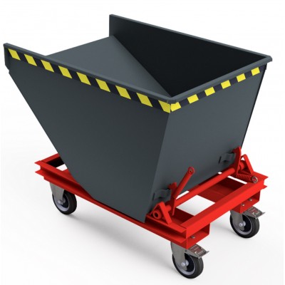 Selbstkipper mit Radsatz, Traglast bis 1.300 kg