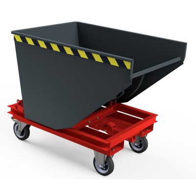 Selbstkipper mit Radsatz, Traglast bis 1.300 kg