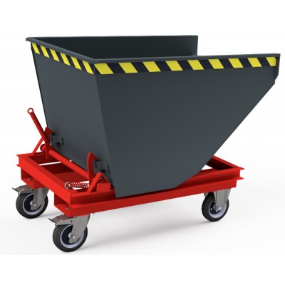Selbstkipper mit Radsatz, Traglast bis 1.300 kg