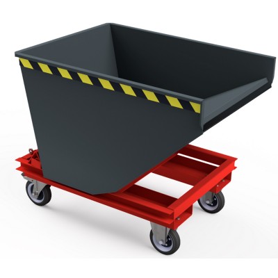 Selbstkipper mit Radsatz, Traglast bis 1.300 kg