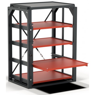 Schwerlastregal starr | 66% Auszug