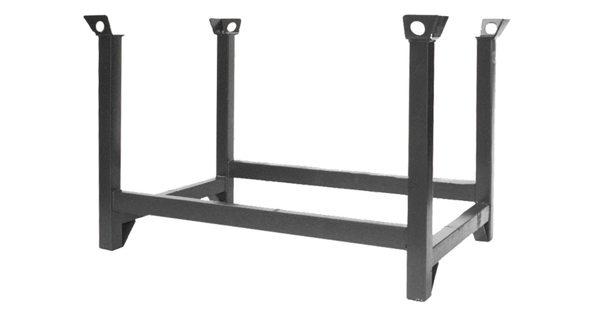 Massive Stapelpaletten auch als Gitterboxen oder Vollwandbehälter