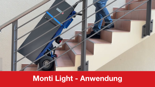 Treppensteiger Monti Light in Anwendung