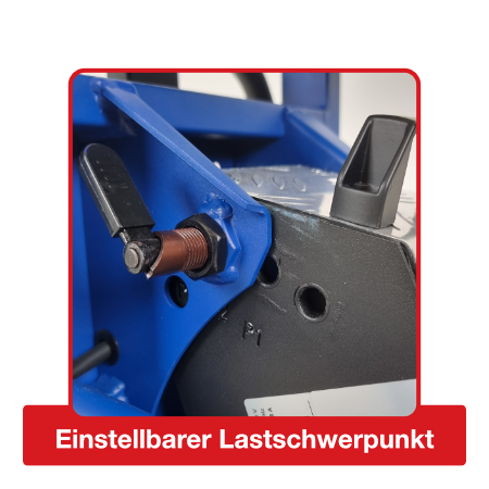 Einstellbarer Lastschwerpunkt